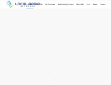 Tablet Screenshot of localradionetworks.com